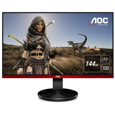 Monitor Gaming AOC G2490VXA 23.8 " /Voll HD/Multimedia Negro y Rojo