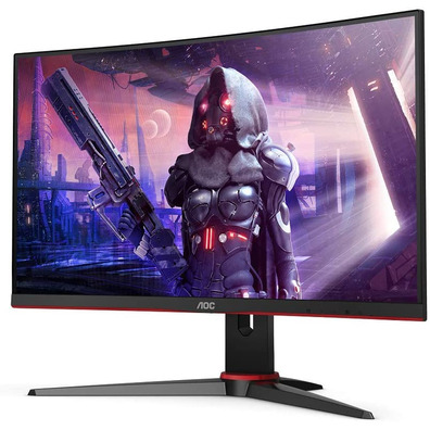 Monitor Gaming LED 24 '' AOC C24G2AE/BK Curvo Negro