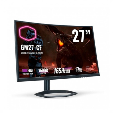 Monitor Gaming LED 27 '' Cooler Master GM27-CF Curvo