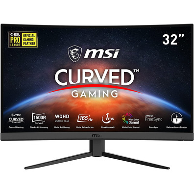 Monitor Gaming MSI Optix G32CQ4 Curvo 31.5 '' LED