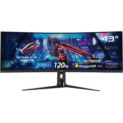 Monitor Gaming Ultrapanorámico ASUS ROG Strix XG43VQ 43 '' DualWide UDH MM Negro