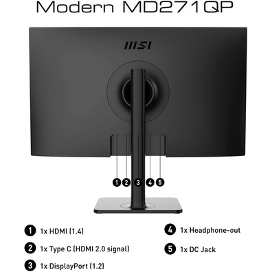 Monitor LED 27 '' MSI Modern MD271QP