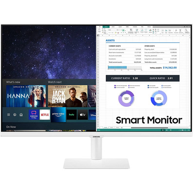 Monitor LED 27 '' Samsung Smart M5 Blanco