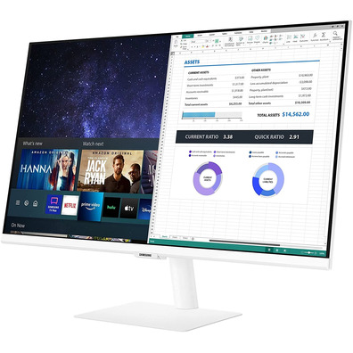 Monitor LED 27 '' Samsung Smart M5 Blanco