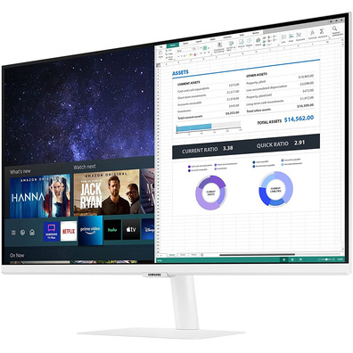 Monitor LED 27 '' Samsung Smart M5 Blanco