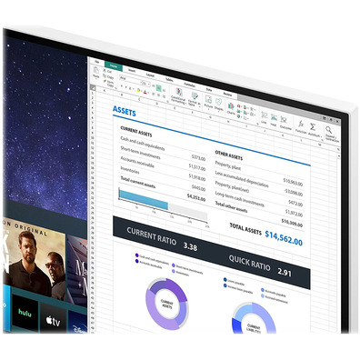 Monitor LED 27 '' Samsung Smart M5 Blanco