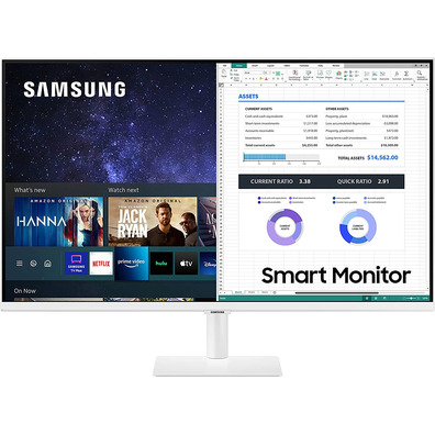 Monitor LED 32 '' Samsung Smart M5 Blanco