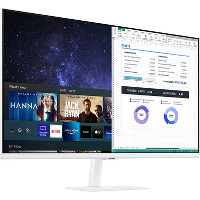 Monitor LED 32 '' Samsung Smart M5 Blanco