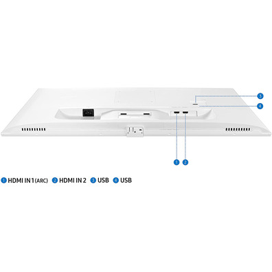 Monitor LED 32 '' Samsung Smart M5 Blanco