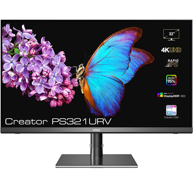 Monitor LED IPS MSI Creator PS321URV 32 '' Plata