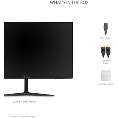 Monitor LED Viewsonic VX2418 24 '' Negro