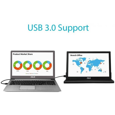 Überwachen Portátil ASUS MB169B + 15.6 ''