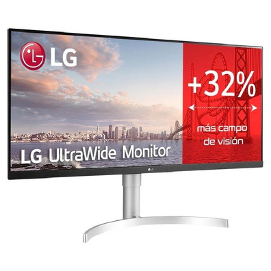 Monitor Profesional Ultrapanorámico LG 34WN650-W 34 '' WFHD Multimedia Plata