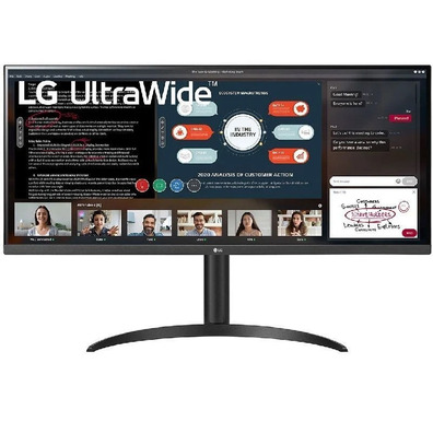 Monitor Profesional Ultrapanorámico LG 34WP550-B 34 " Full HD Negro