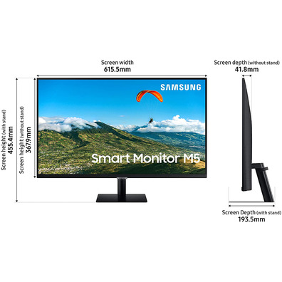 Monitor Samsung Smart LS27AM500NUXEN LED 27 '' Negro