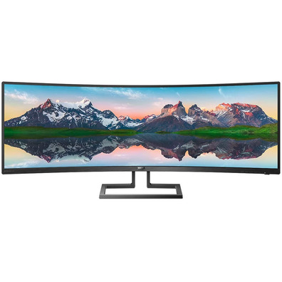 Monitor Ultrapanorámico Curvo Philips 498P9 48.8 " Multimedia Negro