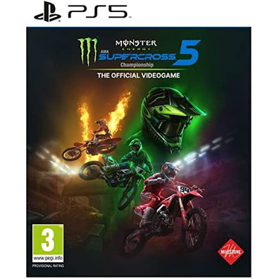 Monster Energy Supercross 5: Das Oficial Videospiel PS5