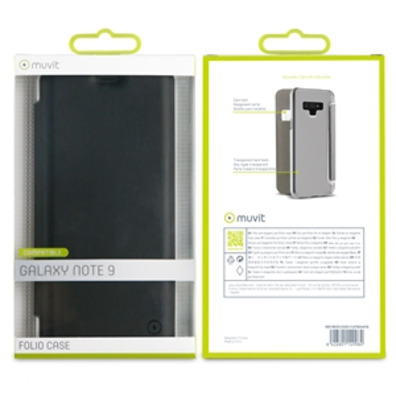 Etui Folio Samsung Galaxy Note 9 Schwarze Muvit