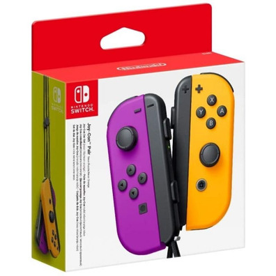 Pack Joy-Con Set Morado/Naranja Nintendo Switch