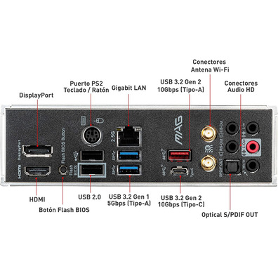 Plaa Base MSI MAG B550M Mörtel Wifi AM4