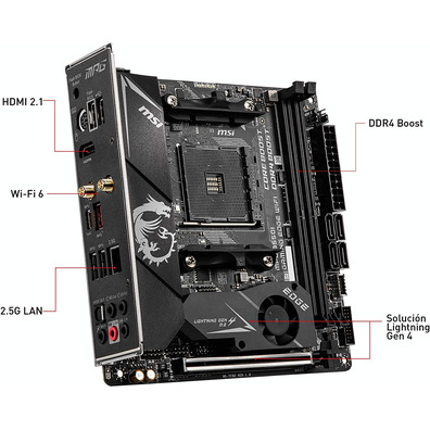 Placa Base MSI MPG B550I Gaming Edge Wifi AM4