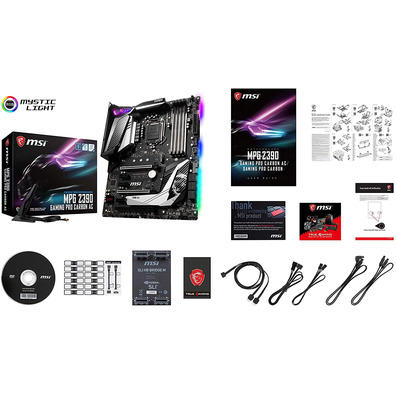 Placa Base MSI MPG Z390 Gaming PRO Carbon AC ATX LGA1151