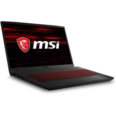 Portátil Gaming MSI GF75 10SCSR (Thin) -245XES i7/16GB/512 SSD + 1TB HDD/GTX1650Ti/17.3 ''