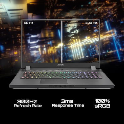 Portátil Gigabyte Aorus 17G XC-8ES6430SH i7/32GB/512GB/RTX3070/17.3 ''