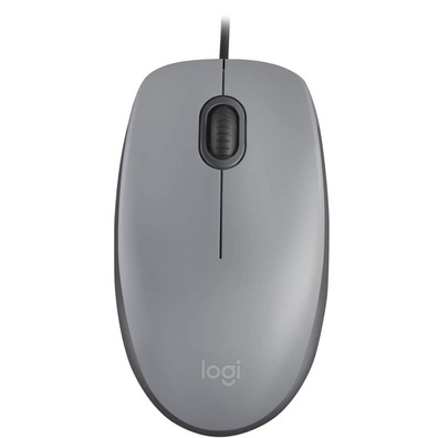 Ratón Logitech M110 Silent Mouse Gris 1000 DPI