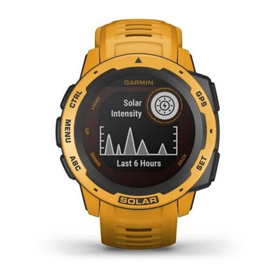 Sport Uhr Garmin Instinkt Solar Gelb