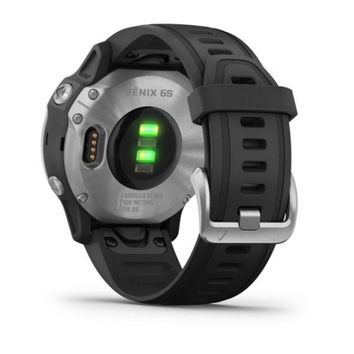 Reloj Deportivo GPS Garmin Fénix 6S Plata/Negro