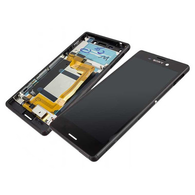 Full front with Frame Sony Xperia M4 Aqua (E2303/E2306/E2353) Black