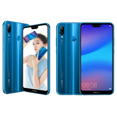 Ersatzrückseite für Huawei P20 Lite / Nova 3 Blau