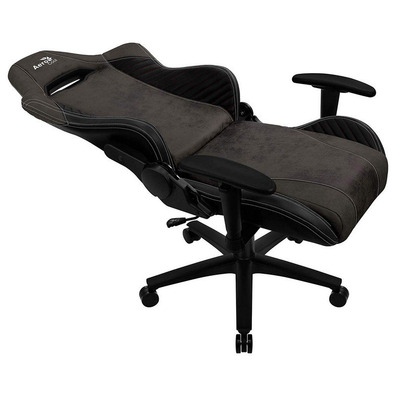 Silla Gaming Aerocool Baron Iron Black Aerosuede