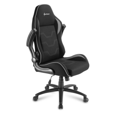 Stuhl-Gaming Sharkoon Elbrus-1 Schwarz/Grau 160G