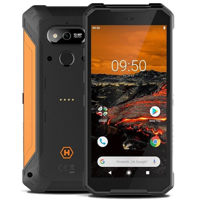 Smartphone Hammer Explorer Schwarz Orange 3GB/32GB Rugerizado