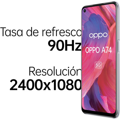 Smartphone Oppo A74 5G 6GB/128GB 6.5 '' Schwarz