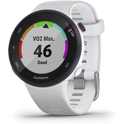 Smartwatch Garmin Sportuhr Forerunner 45S Weiß