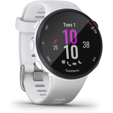 Smartwatch Garmin Sportuhr Forerunner 45S Weiß