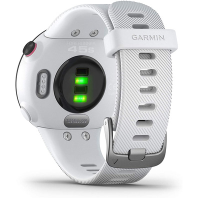 Smartwatch Garmin Sportuhr Forerunner 45S Weiß