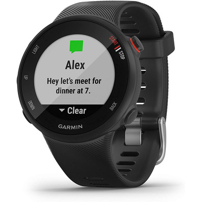 Smartwatch Garmin Sportuhr Forerunner 45S Schwarz