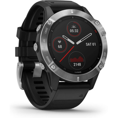 Smartwatch Garmin Sport Watch GPS Fenix 6 Silber