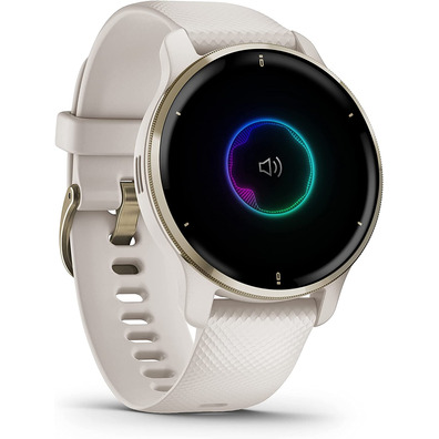 Smartwatch Garmin Venu 2 Plus GPS Beige y Oro