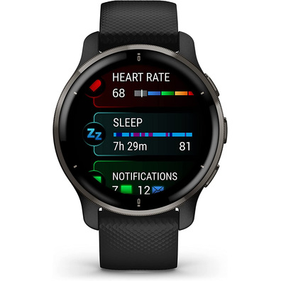 Smartwatch Garmin Venu 2 Plus GPS Negro Pizarra