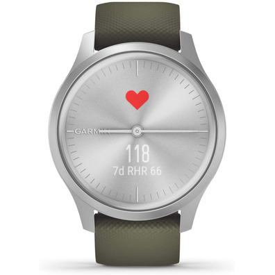 Smartwatch Garmin Vívomove Style GPS Plata y Verde