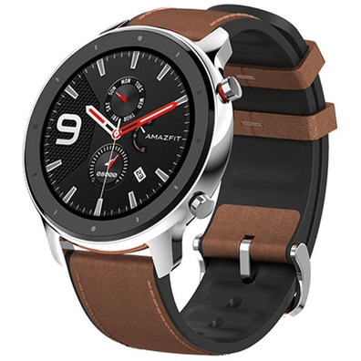 Smartwatch Huami Amazfit GTR 47mm Edelstahl BT5/Pulsmesser/GPS