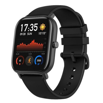 Smartwatch Huami Amazfit GTS Obsidian Schwarz 1.65"/BT5/Pulsmesser/GPS