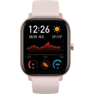 Smartwatch Huami Amazfit GTS Rose Pink 1.65"/BT5/Pulsmesser/GPS