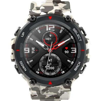 Smartwatch Huami Amazfit T-Rex Camo Grün 1.3"/BT/Pulsmesser/GPS