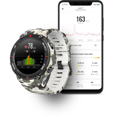 Smartwatch Huami Amazfit T-Rex Grün 1.3"/BT/Pulsmesser/GPS